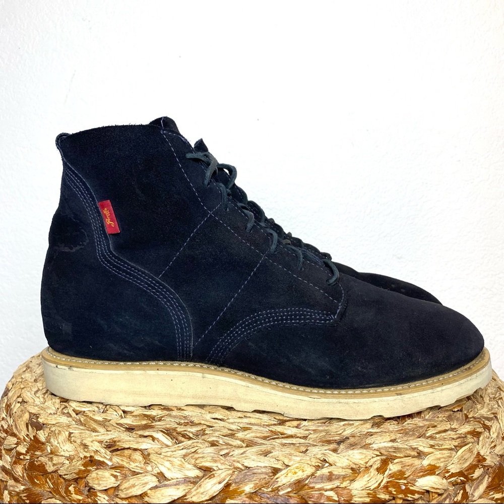 Gorilla crafted chukka suede working boots in navy men’s 12